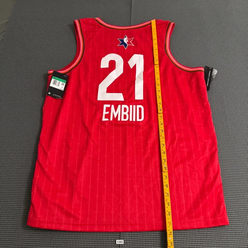 Jordan Joel Embiid 21 2020 NBA All-Star Chicago Red Swingman XL NWT